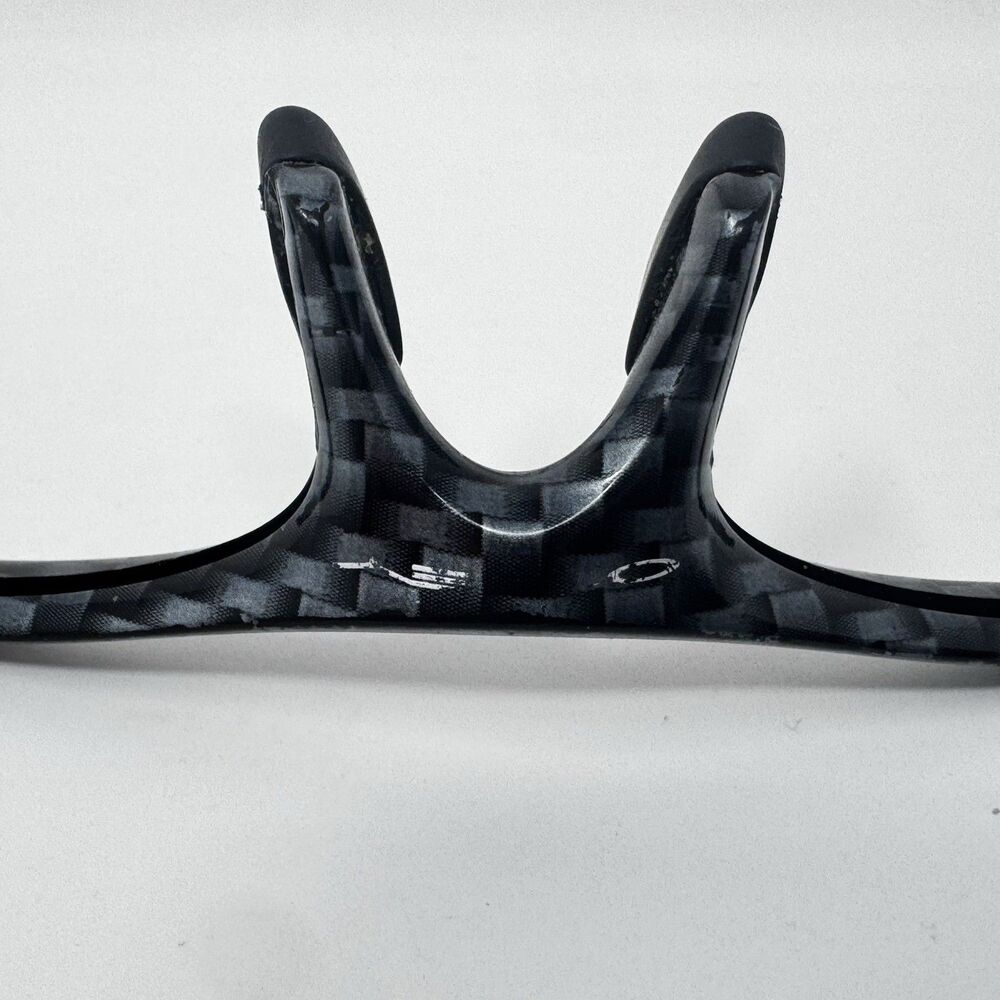 Oakley Flak Black Checkered Front Frame Plate Replacement Part